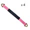 Tie 4 Safe 2 x 18 Axle Straps w/ Sleeve and D Rings, WLL- 3,333 lb, PK4 RT41A-18M18-PK-C-4 - alternate 1